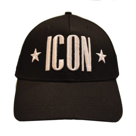 ICON Fitted 3D Black front